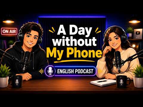 A Day Without My Phone | English Listening Practice for Beginners | Real Daily Conversations