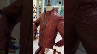 Python Leather Jacket