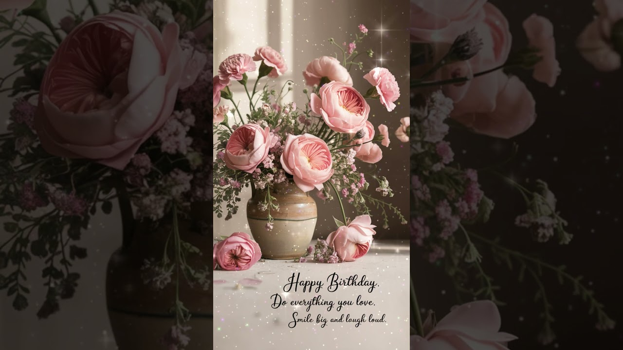 Heartfelt Birthday Message with Beautiful Floral Inspiration | Happy Birthday Wishes