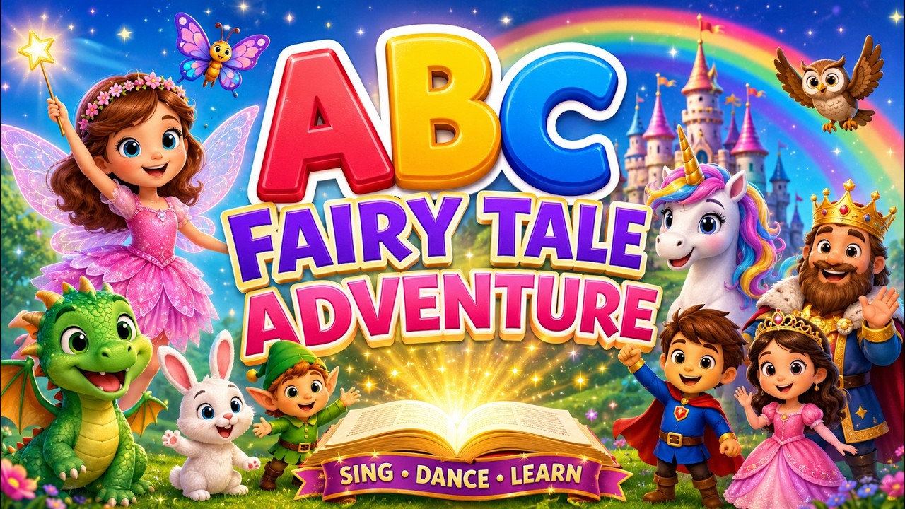 Skazochnaia Azbuka（Fairytale ABC） ABC Fairy Tale Adventure | A to Z Alphabet Song for Kids | Learn
