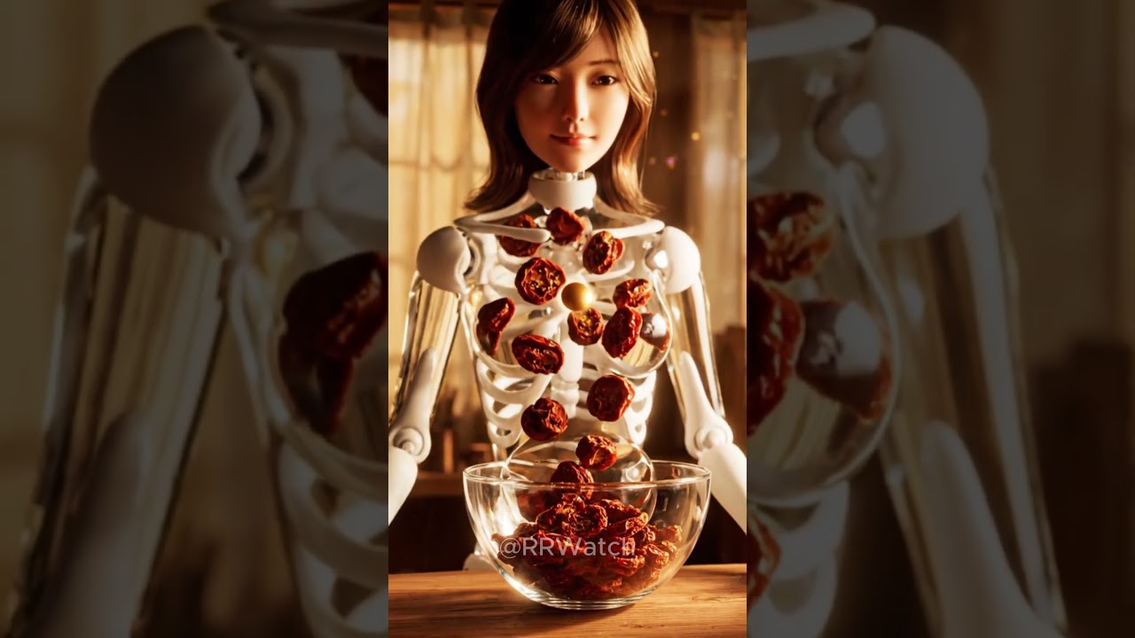 Delicious Dried Tomato and Dried Date Dispenser Robot 