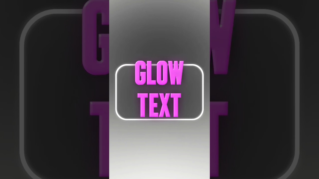 glowing text on alight motion tutorial 