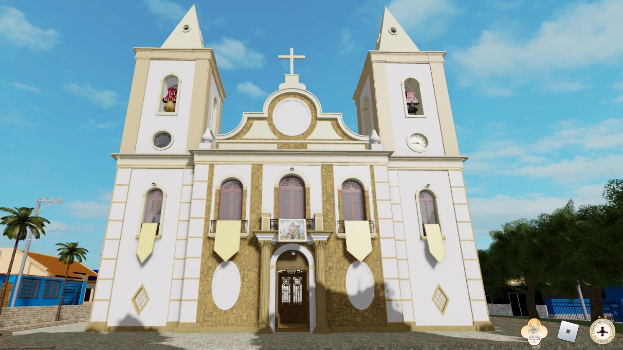 Conhecendo a Igreja de Nossa Senhora do Montserrat no Roblox
