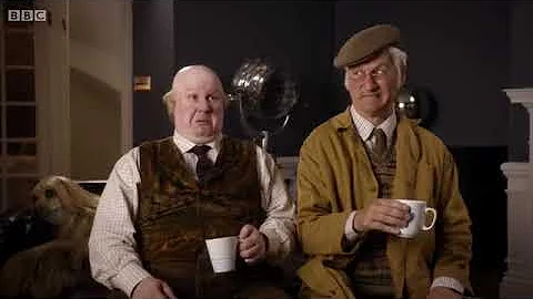 Julian Dutton in 'Pompidou,' with Matt Lucas, on B...