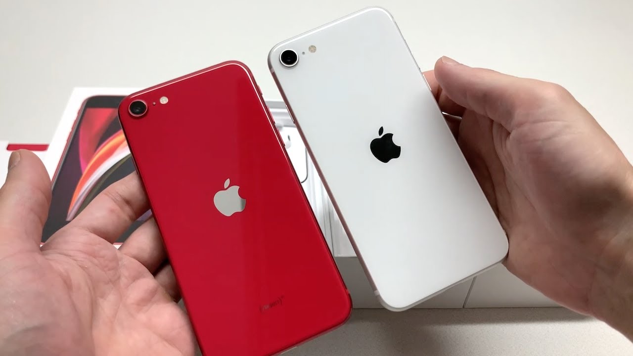 Iphone Se Red White Color Comparison Youtube