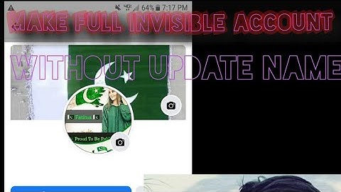 HOW TO MAKE FULL INVISIBLE ACCOUNT JUST 2 MINUTES WITHOUT UPDATE NAME 🙈🙈