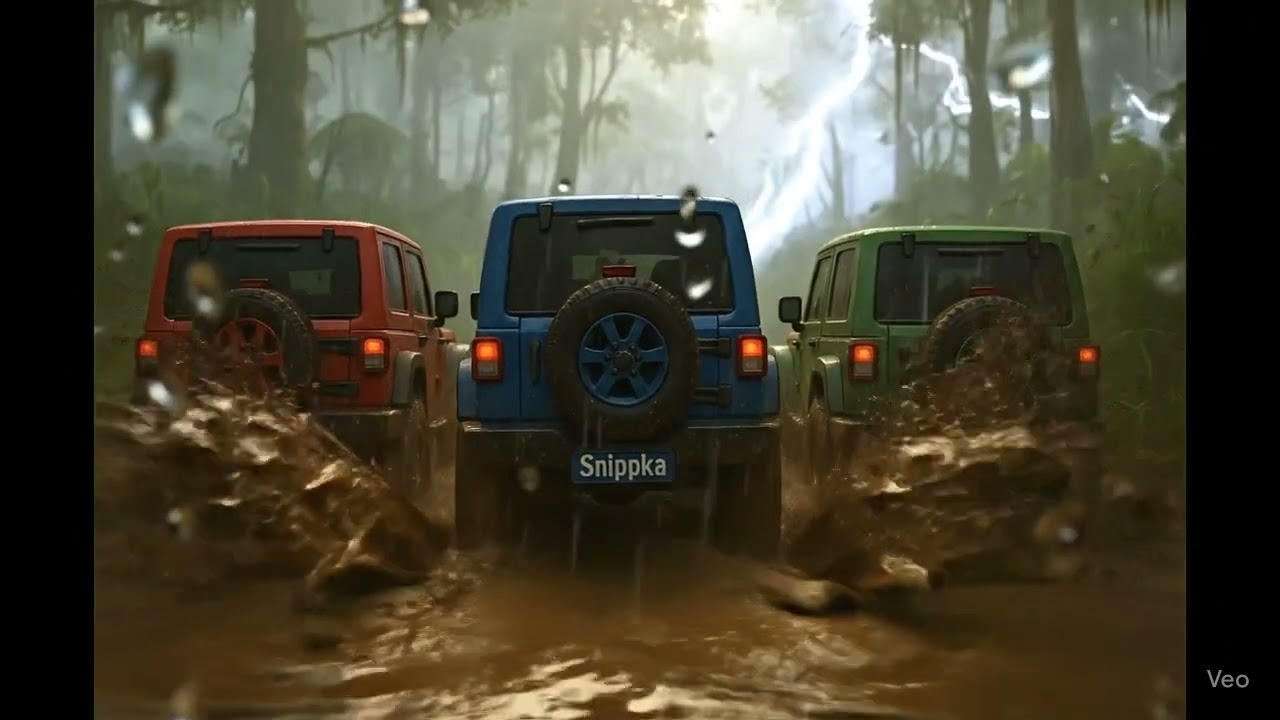 Cinematic Jeep Storm Video on Swamp 😱