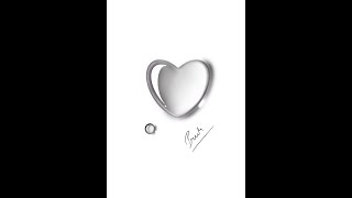 How to Draw Super Easy 3d water droplets in Procreate