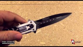 Tac Force TF-798  Punisher  Heavy Duty Dual Blades Spring Assisted Folder.