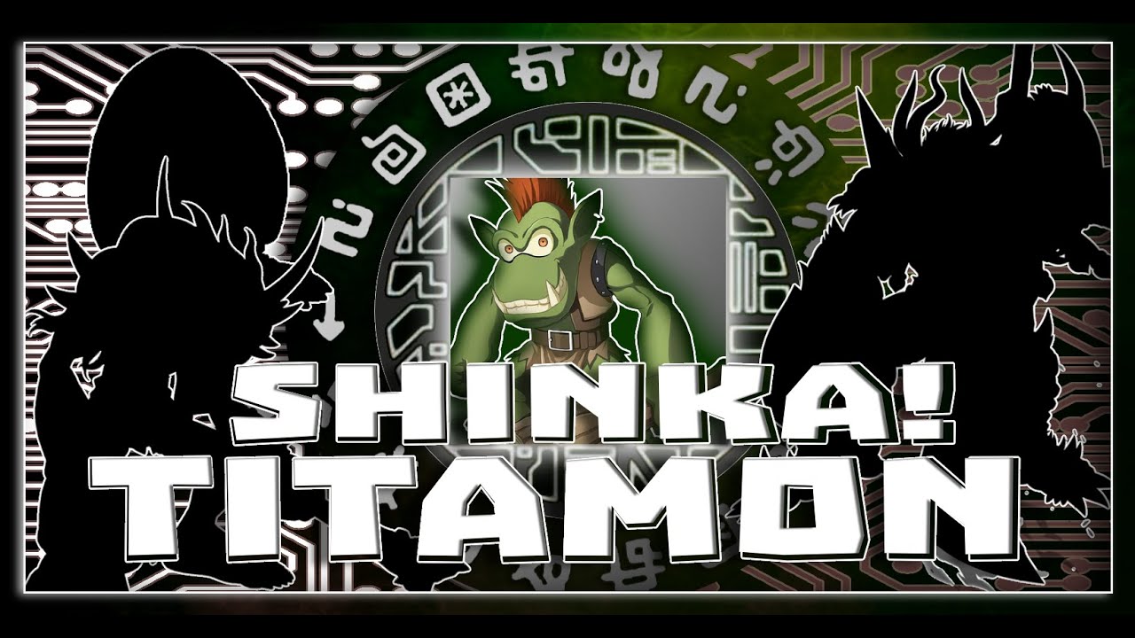 Digimon Goburimon Shinka! Titamon line Digivolution