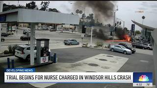 Trial begins for nurse charged in Windsor Hills crash