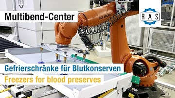 Multibend-Center: Gefrierschränke für Blutkonserven | Multibend-Center: Freezers for blood preserves