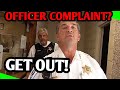Chief Tries To Block Complaint, Ends Up Getting OWNED