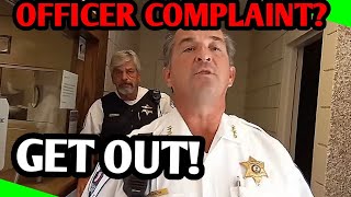 Chief Tries To Block Complaint, Ends Up Getting OWNED