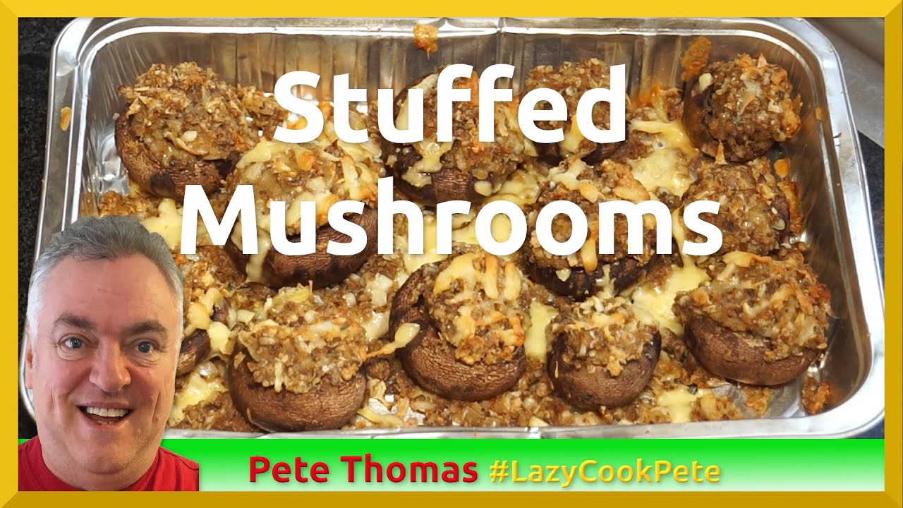 How to Cook Stuffed Mushrooms Cheesy and Oven Baked YouTube