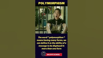 𝗪𝗵𝗮𝘁 𝗶𝘀 𝗣𝗼𝗹𝘆𝗺𝗼𝗿𝗽𝗵𝗶𝘀𝗺 𝗶𝗻 𝗝𝗮𝘃𝗮 ? || PK explaining the concept || real world example || @AI_Byte_School