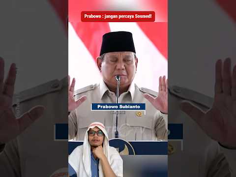 Prabowo : Jangan percaya Sosmed #dialectique #dialektika #prabowo #gibran #jokowi #pidatoprabowo