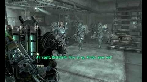 Fallout 3 Gameplay: Raid the enclave (Final Mission)