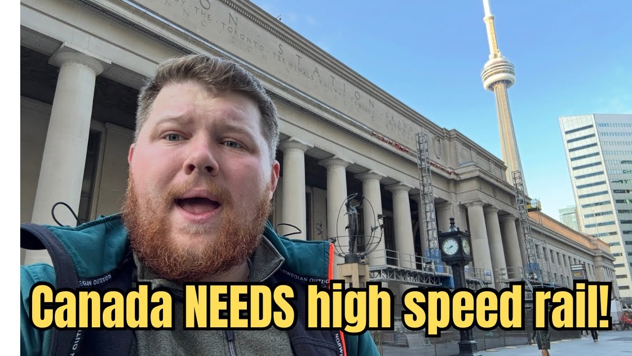 Коридор VIA Rail… Почему Канаде нужна высокоскоростная железная дорога! 🇨🇦
