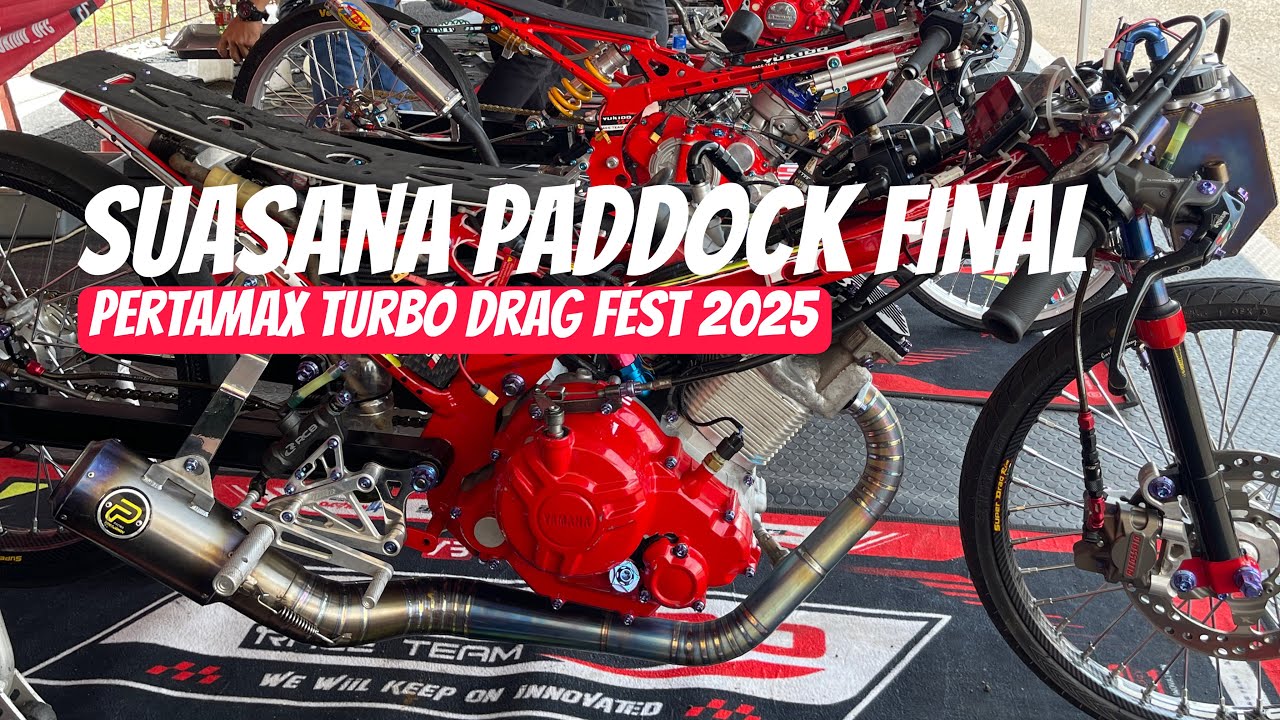 Ramai 🔥 Seperti ini Paddock Final Pertamax Turbo Drag Fest 2025 | Drag Bike Tasikmalaya 