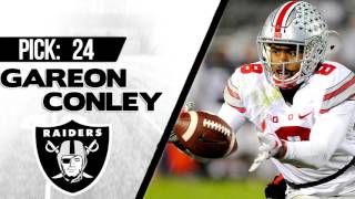 OAKLAND RAIDERS SELECT GAREON CONLEY 24TH OVERALL | 2017 NFL DRAFT