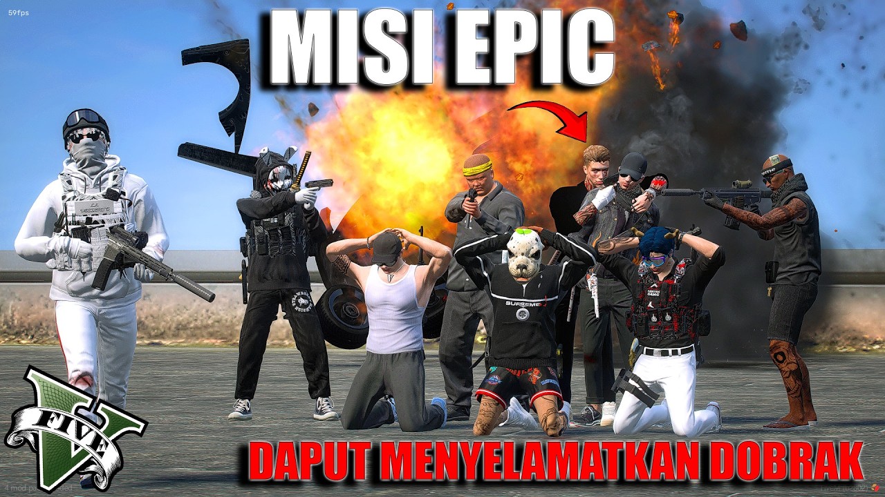 AKSI EPIC PERTAMA DAPUT BERSAMA DOBRAK , DAPUT MENYELAMATKAN GANENDRO DARI KEMATIAN DITANGAN JOKER