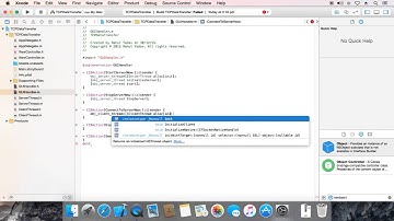 Objective-C TCP Socket: Step 9: Call Thread in GUI Class