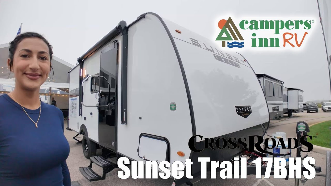 New 2026 CrossRoads RV Sunset Trail 17BHS Travel Trailer at 
