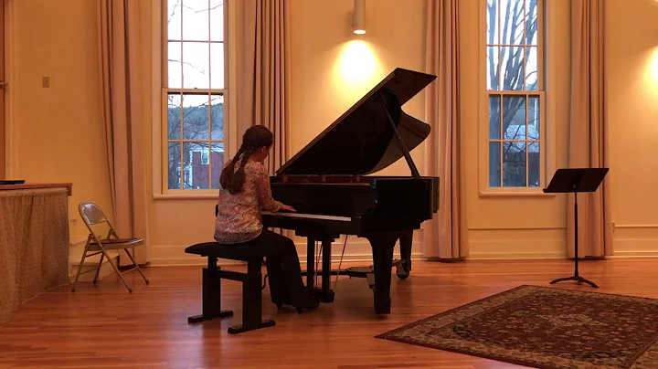 Miriam Viazmenski at the Vermont MTNA Competition