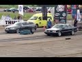 Audi 200 2.2T 20V vs Audi RS6 C6 5.0 V10 TFSI 1/4 mile drag race