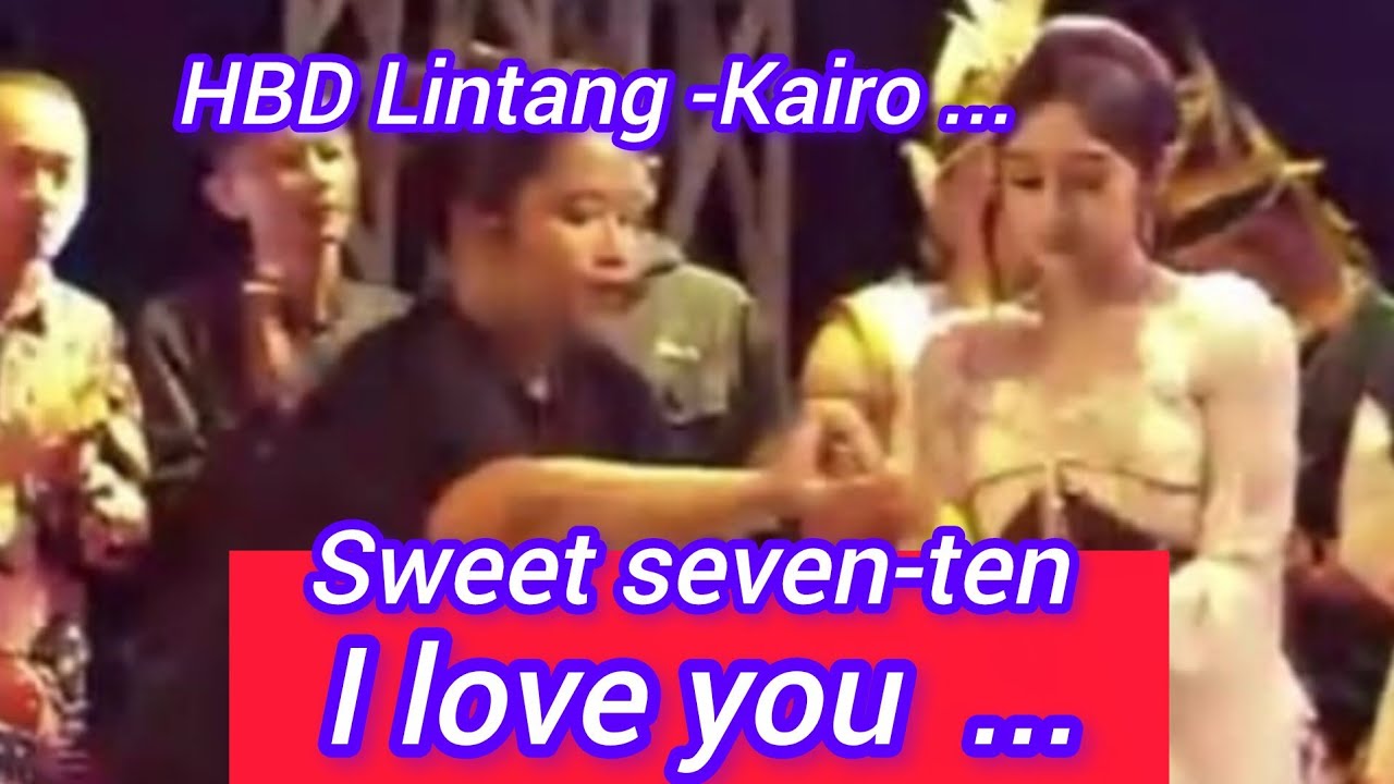 HBD Lintang-Kairo ... Sweet seven-ten. I love you ... !!!