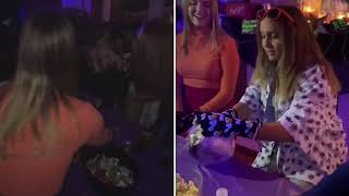 Unwrapping plastic ball of candy with socks on hands! $ in middle ! screenshot 4