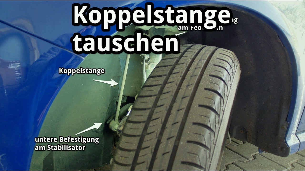 Wie HYUNDAI SANTA FÉ CM vordere Koppelstange / Pendelstütze wechseln  TUTORIAL