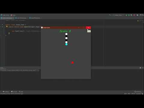 Simple Snake Game in java Intellij !source code available with line by line working through comments