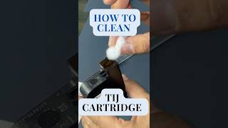 How to Clean a TIJ Ink Cartridge for Best Print Quality  #handheldprinter  #tijprinter