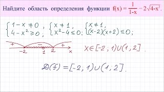 Область определения функции #6 Область определения функции #6