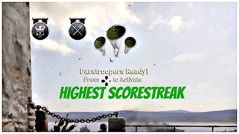 UNLOCKING THE HIGHEST SCORESTREAK IN THE GAME| Paratroopers Gameplay|Call of duty WW2
