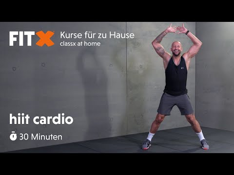 hiit cardio | 30 minuten | FitX-Kurse für zu Hause: classx at home