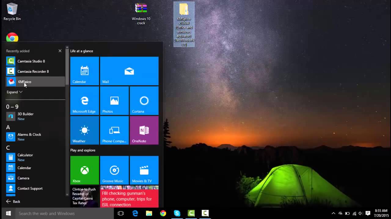 kmsauto windows 10 activator