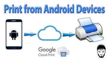 How to print anything from any android device using google cloud print