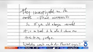 Jeffrey Epstein suicide note released