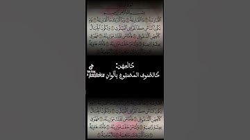 معاني كلمات سورة القارعة