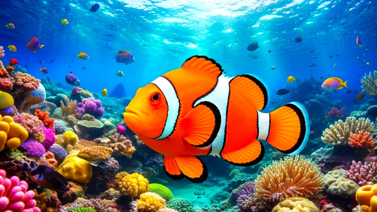 The Best 4K Aquarium - Dive Into The Mesmerizing Underwater Realm, Sea Jellyfish, Coral Reefs