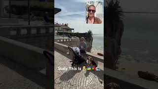 Cascais Beach Walk | Cinematic Vlog + Singing Moment💁🇺🇦🇵🇹🌊🎧