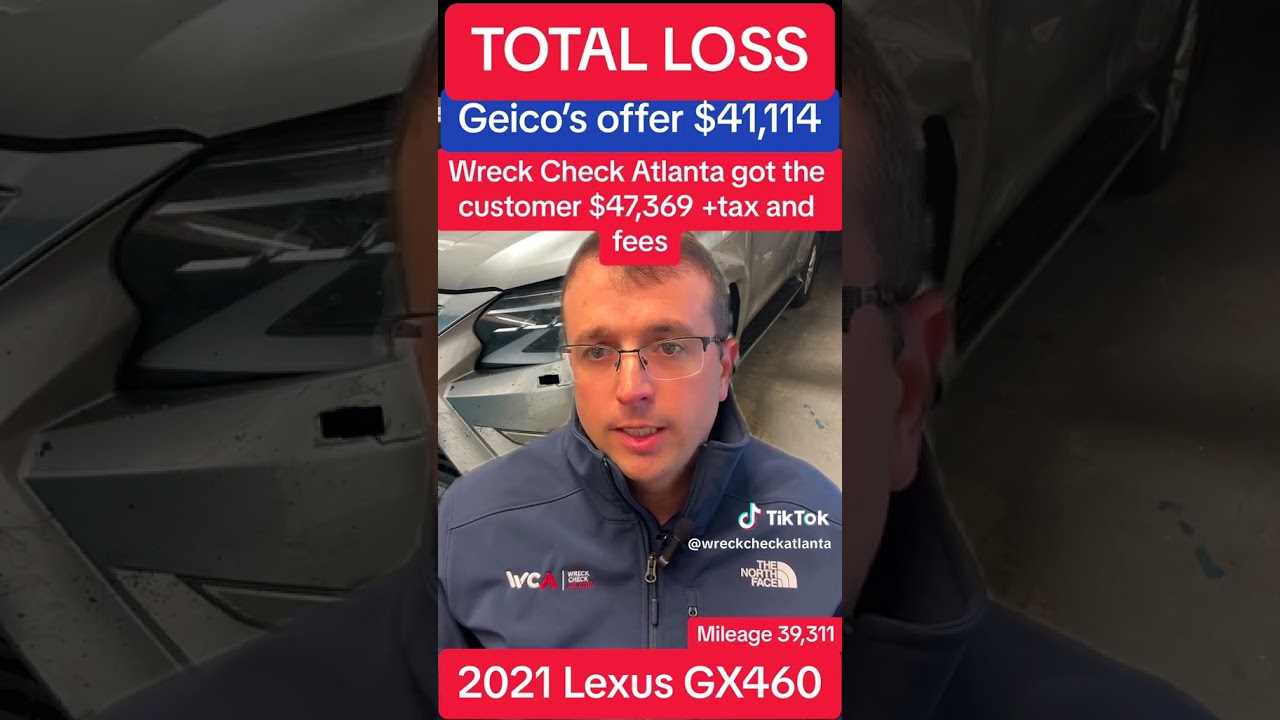 Total Loss Process Example | Wreck Check Atlanta | Diminished Value Expert | Atlanta, GA