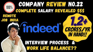 Indeed India Engineer Salary Revealed 🤑Indeed preparation guide🔥 Complete CTC Break down