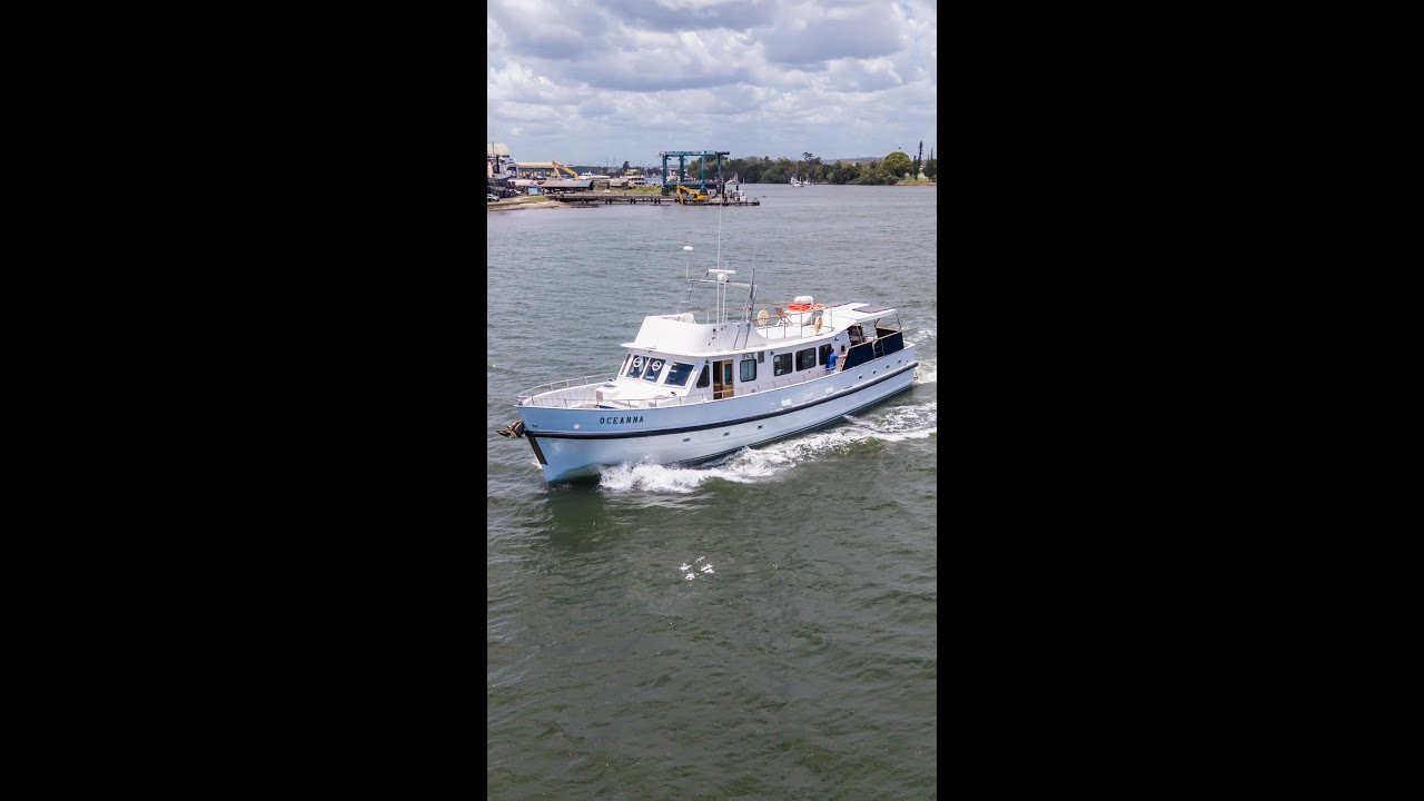 Oceanna Relaunch after major hull repairs