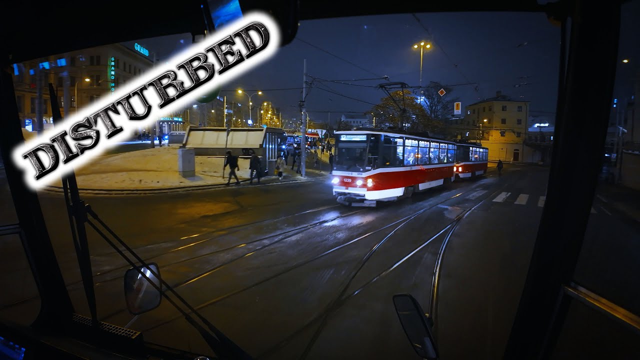 Disturbed - The Sound Of Silence - výjezd do Líšně [Tram Cab View] [CZ překlad]