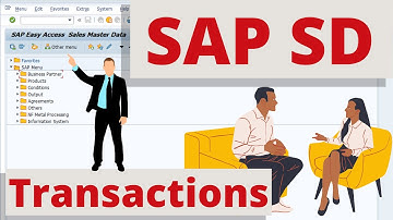 SAP SD: The most important SAP Transactions of SAP SD (Sales & Distribution)