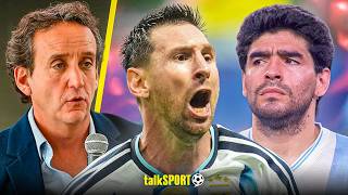 River Plate Vice President EXPLAINS the DIFFERENCE between Lionel Messi and Diego Maradona!